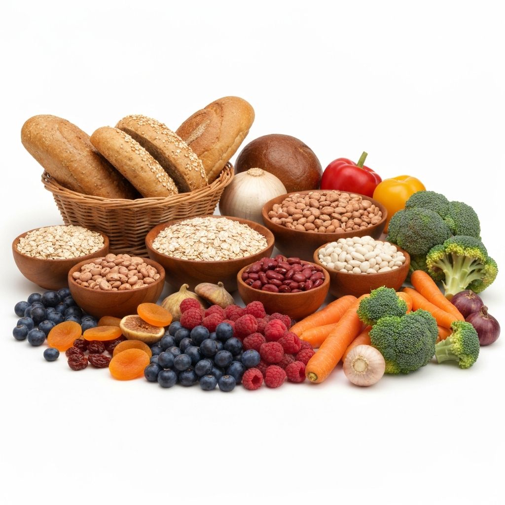 High-fiber and nutrient-rich foods